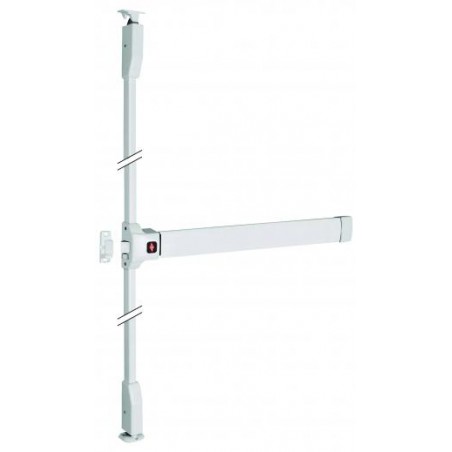 Serrure Anti Panique Points R Versible Push Bar Blanc Jpm Pj